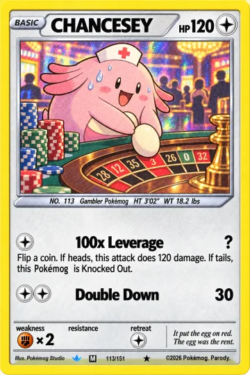 CHANCESEY source card