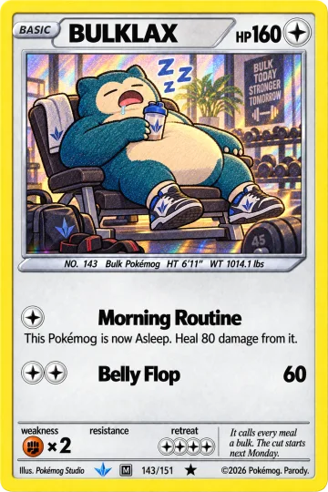 BULKLAX source card